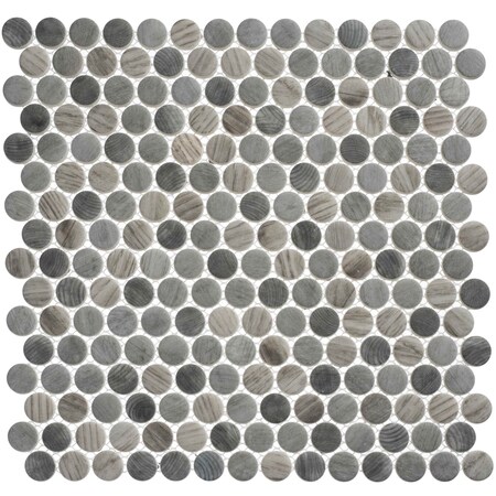 SAMPLE Pixie 075 X 075 Glass Mosaic Wall  Floor Tile